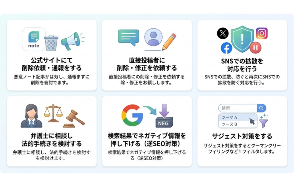 noteの悪質な記事への風評被害対策