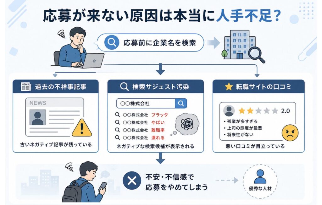 応募が来ない原因は本当に人手不足？