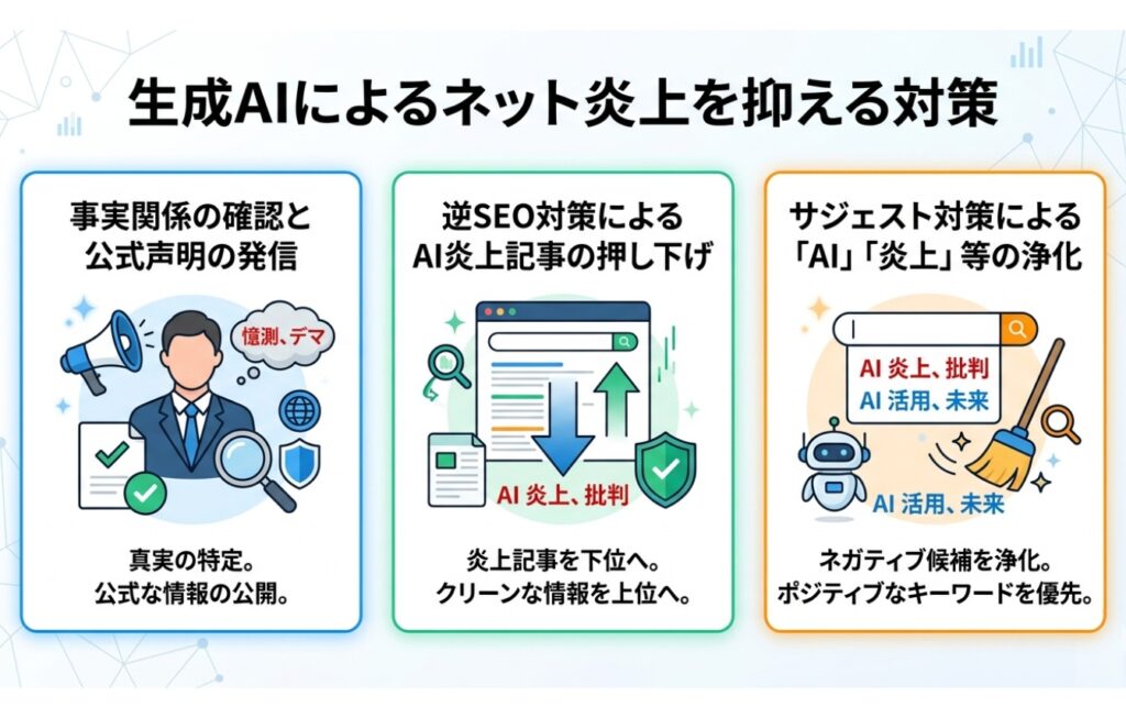 生成AIによるネット炎上を抑える対策
